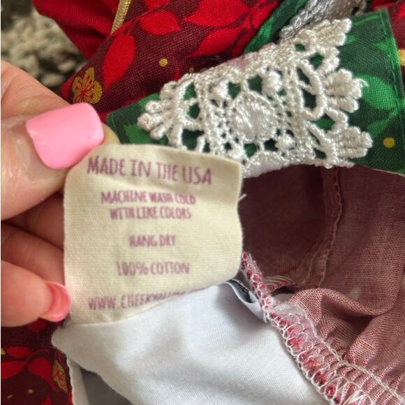 CHEEKY PLUM Boutique Holiday Dress 3T - Picture 9 of 9